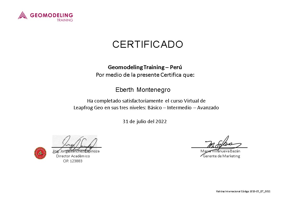 certificado
