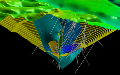 Estimación de recursos en modelos de corto plazo (open pit y subterraneo) usando software minero.